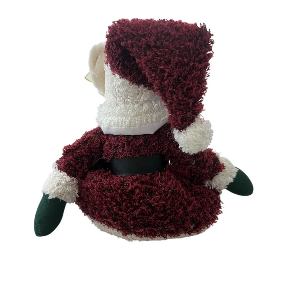 TY Attic Treasures Handmade Holiday Santa Bear Collectible 2000 Vintage